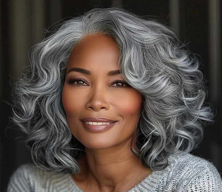 100% Natural Grey Hair